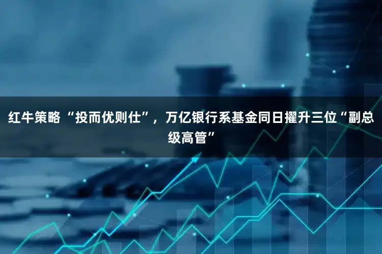红牛策略 “投而优则仕”，万亿银行系基金同日擢升三位“副总级高管”