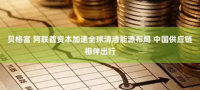 贝格富 阿联酋资本加速全球清洁能源布局 中国供应链相伴出行